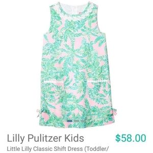 Lilly Pulitzer Classic Shift Dress Kids